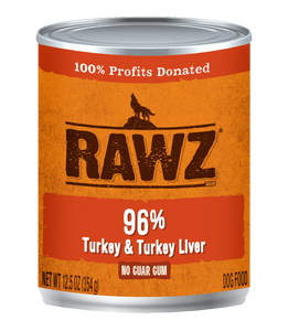 Rawz Turkey & Turkey Liver Canned Dog Food