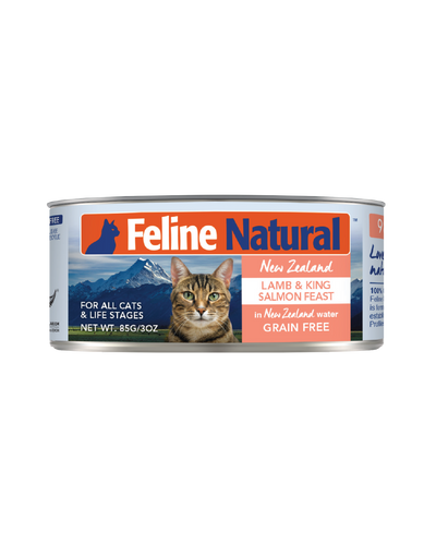 Feline Natural Lamb & King Salmon Canned Cat Food