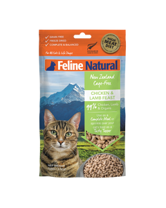 Feline Natural Freeze Dried Chicken & Lamb 320g Cat Food
