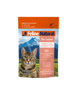 Feline Natural Lamb & King Salmon 85g Pouch Cat Food