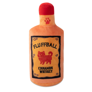 Fringe Studio Fluffball Cinnamon Whiskey Plush Dog Toy