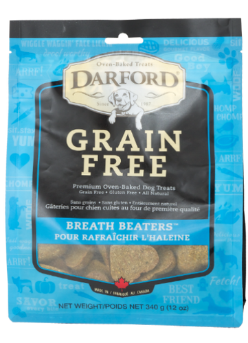 Darford Grain Free Breath Beaters 340g Dog Biscuits