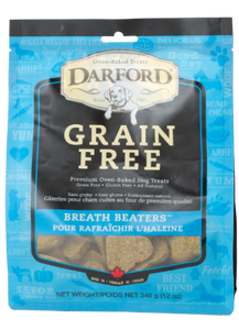 Darford Grain Free Breath Beaters 340g Dog Biscuits