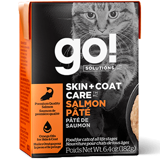 GO! Solutions Skin + Coat Care Salmon Pate Canned Cat Food