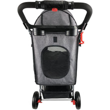 Load image into Gallery viewer, Dogline Pet Stroller Grey