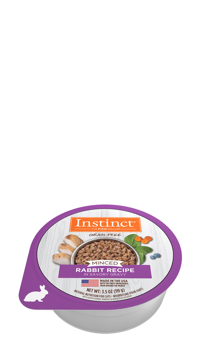 Instinct Rabbit Minced Wet Cat Food
