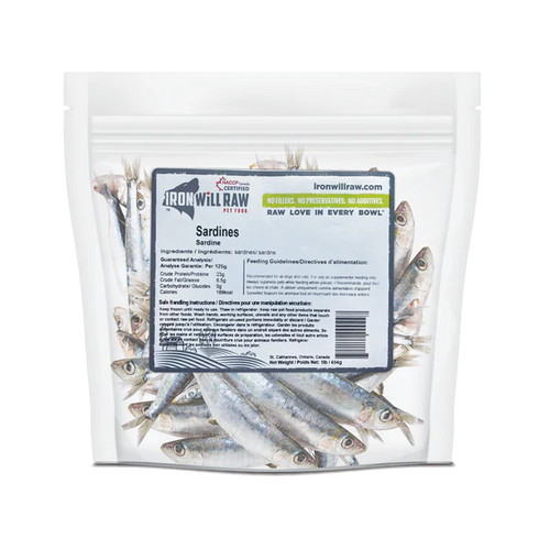 Iron Will Raw Sardines 1lb