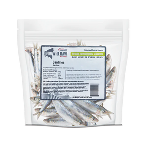 Iron Will Raw Sardines 1lb