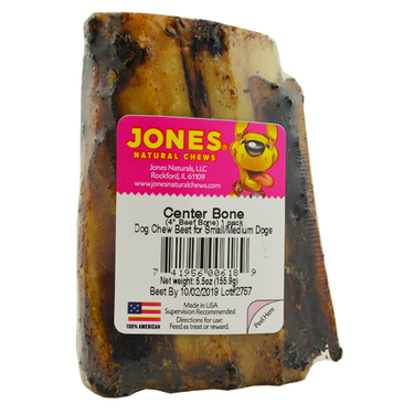 Jones Beef Bone 4IN Dog Chew