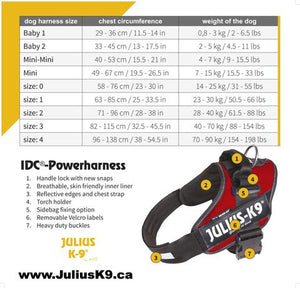 Julius K9 IDC Powerharness Dark Pink Dog Harness