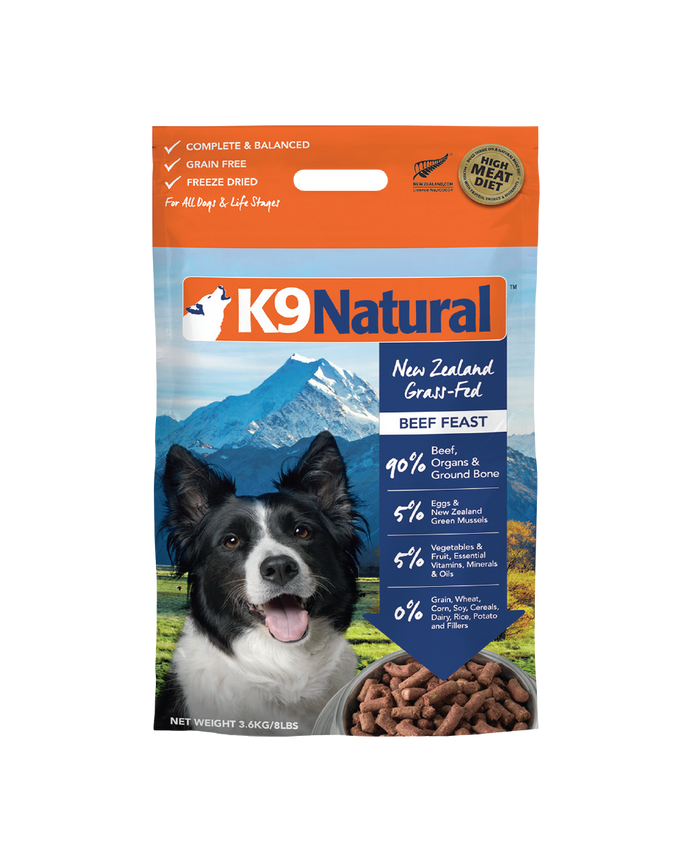 K9 Natural Freeze Dried Beef Feast Dog Food