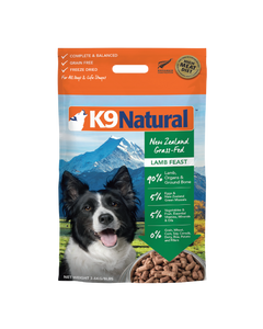 K9 Natural Freeze Dried Lamb Dog Food