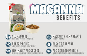 Grandma Lucy's Macanna Pre-Mix Recipe Grain Free Freeze Dried Dog Food
