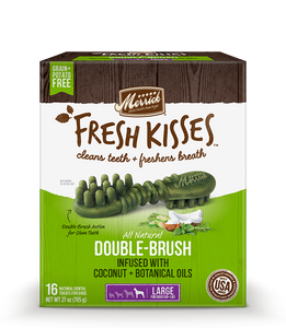 Merrick Fresh Kisses Coconut Oil Large Dental Dog Treats