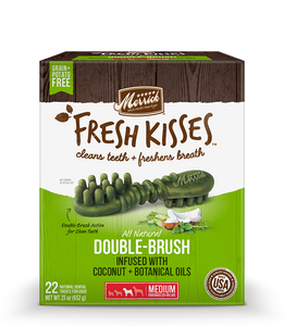 Merrick Fresh Kisses Coconut Oil Medium Dental Dog Treats