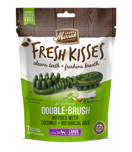 Merrick Fresh Kisses Coconut Oil Large Dental Dog Treats