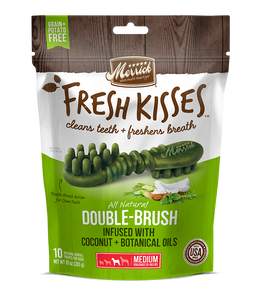 Merrick Fresh Kisses Coconut Oil Medium Dental Dog Treats