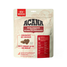 Load image into Gallery viewer, Acana High Protein Crunchy Biscuits Beef Liver 255g Dog Treats