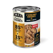 Load image into Gallery viewer, Acana Premium Chunks 363g Poultry Recipe In Bone Broth Canned Dog Food