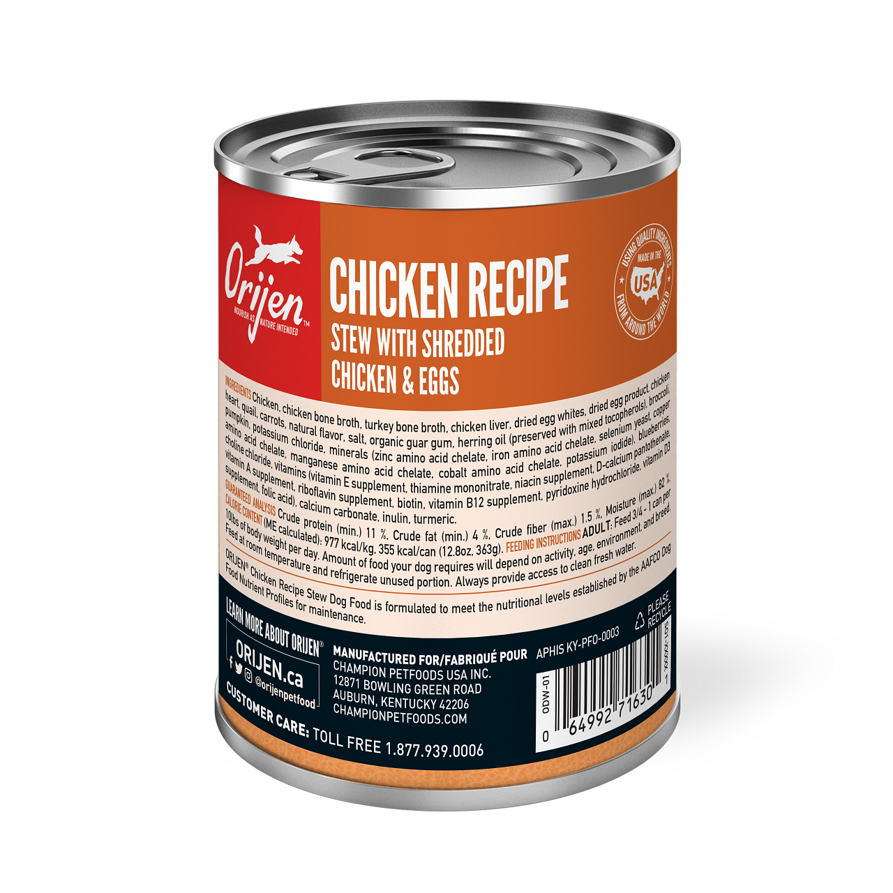 Orijen canned dog food best sale