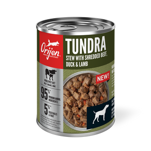 Orijen Premium Stew 363g Tundra Recipe In Bone Broth Canned Dog Food