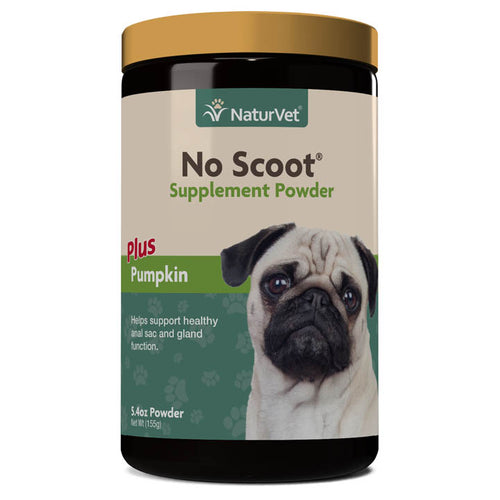 NaturVet 155g No Scoot Powder Dog Supplement