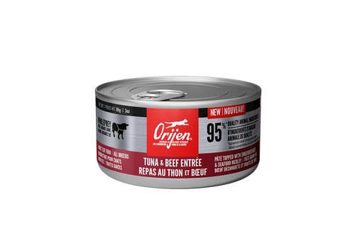 Orijen Tuna & Beef Entree Super Premium Pate 85g Canned Cat Food