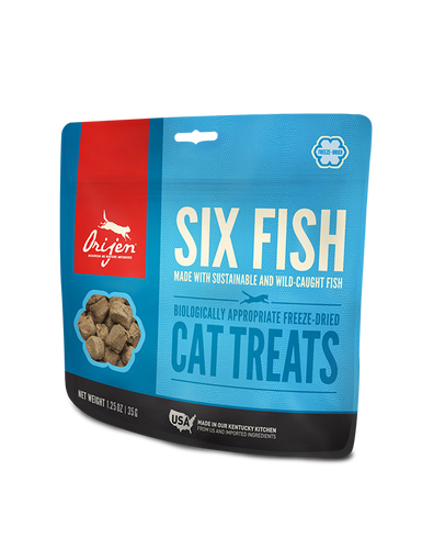 Orijen 35g Six Fish Freeze Dried Cat Treats