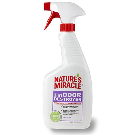 Nature's Miracle 3in1 Odour Destroyer Fresh Linen 681ml