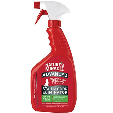 Nature's Miracle Advanced Stain & Odour Remover 946ml Cat