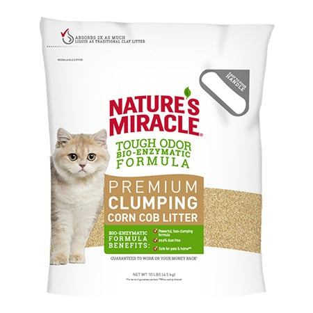 Nature's Miracle Miracle Premium Clumping Corn Cob Cat Litter