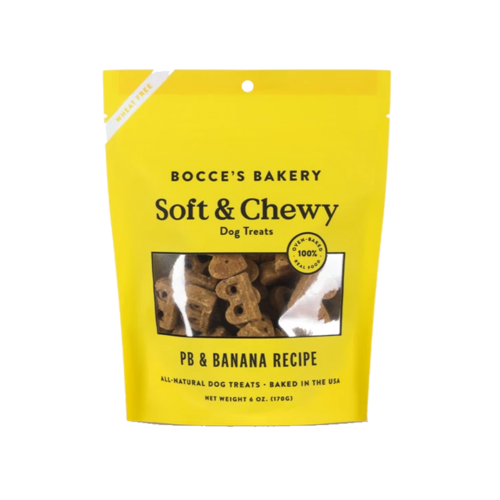 Bocce's Bakery Peanut Butter & Banana 170g Soft & Chewy Dog Treats