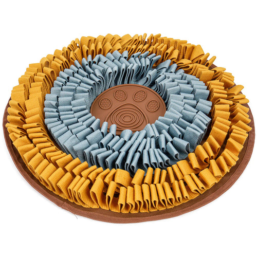 Injoya Cookie Blue & Orange Snuffle Mat