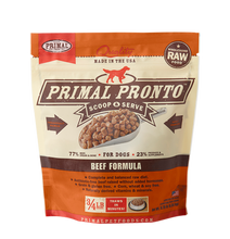 Load image into Gallery viewer, Primal Pronto 4lbs Beef Raw Dog Food