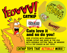 Load image into Gallery viewer, Yeowww! Catnip Banana Cat Toy