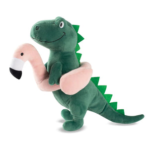 Fringe Studio Pool Time Rex Plush Dog Toy