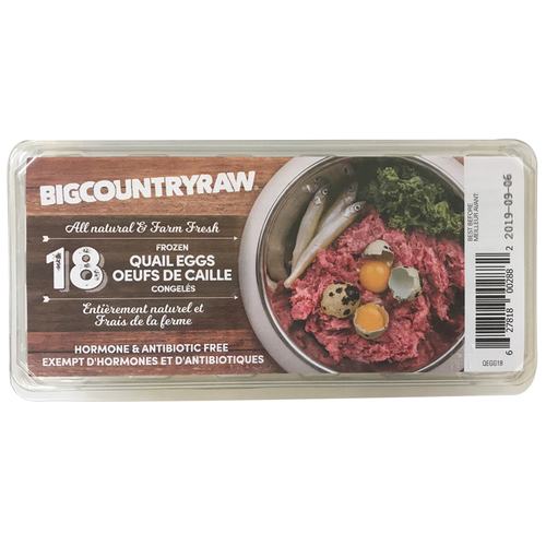 Big Country Raw Quail Eggs (Frozen) - 18 pk