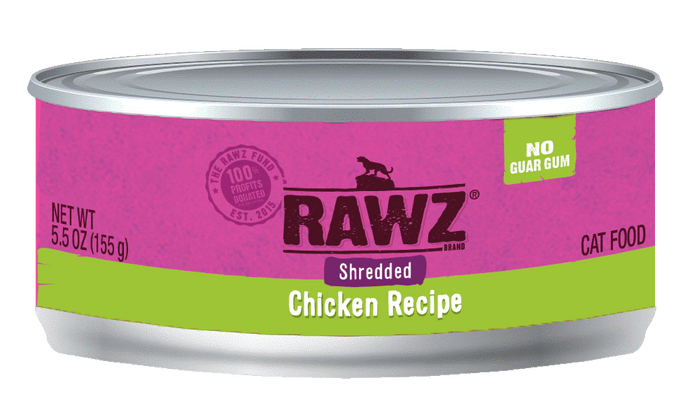 Rawz Shredded Chicken Canned Cat Food
