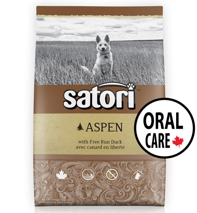 Satori Aspen Duck Oral Care Dental Dry Dog Food