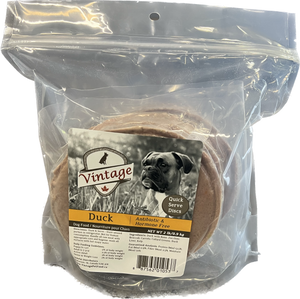 Vintage Raw 908g Duck Patties Dog Food