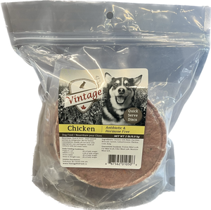 Vintage Raw 908g Chicken Patties Dog Food