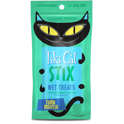 Tiki Cat Stix Tuna Mousse 6 Pack Cat Treats 84g