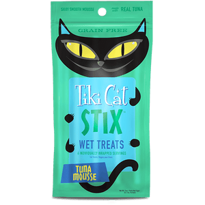 Tiki Cat Stix Tuna Mousse 6 Pack Cat Treats 84g