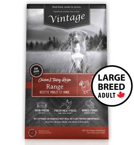 Vintage Oven Fresh Range Chicken & Turkey Large Breed Adult Dog Food