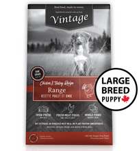 Load image into Gallery viewer, Vintage Oven Fresh Range Chicken &amp; Turkey Large Breed Puppy Dog Food