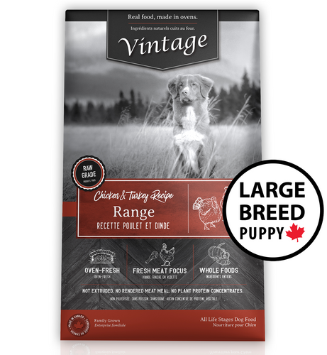 Vintage Oven Fresh Range Chicken & Turkey Large Breed Puppy Dog Food