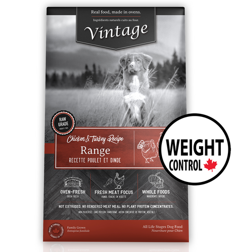 Vintage Oven Fresh Range Chicken & Turkey Weight Control Dog Food