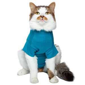 VetMedWear Blue Recovery Suit After Surgery Pet Clothing for Wound Protection