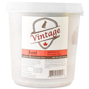 Vintage Raw 1.81kg Beef Dog Food