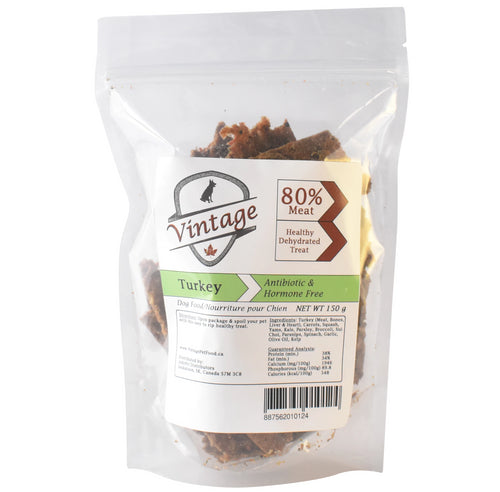 Vintage Treats 150g Turkey Dog Treats